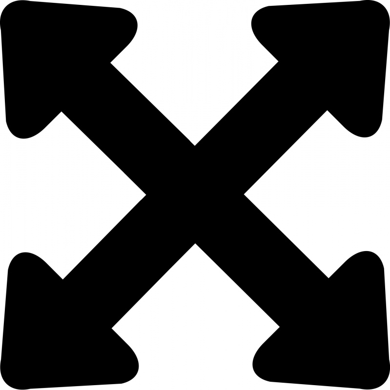 expand arrows alt symmetrical sign icon