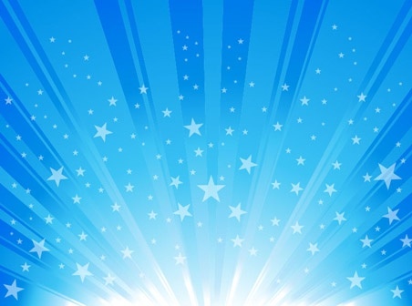 star burst background blue sparkling rays decoration