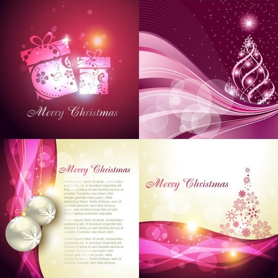 xmas background templates twinkling dynamic baubles decor