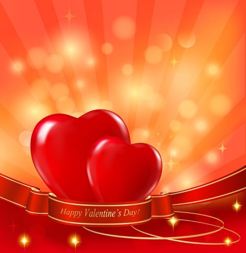 exquisite valentine background 03 vector 