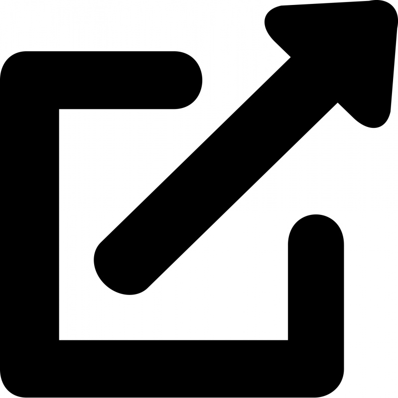 external link alt square arrow shape icon