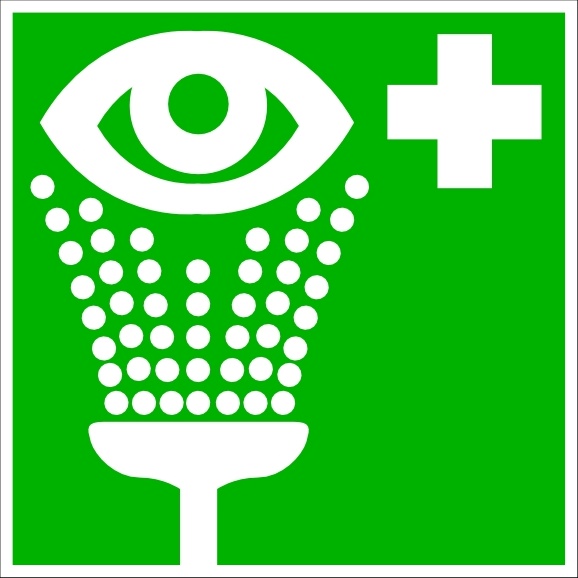 Eye Rinsing Cleaning Medical clip art
