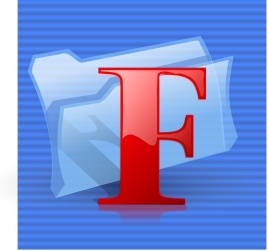 F Folder Icon clip art