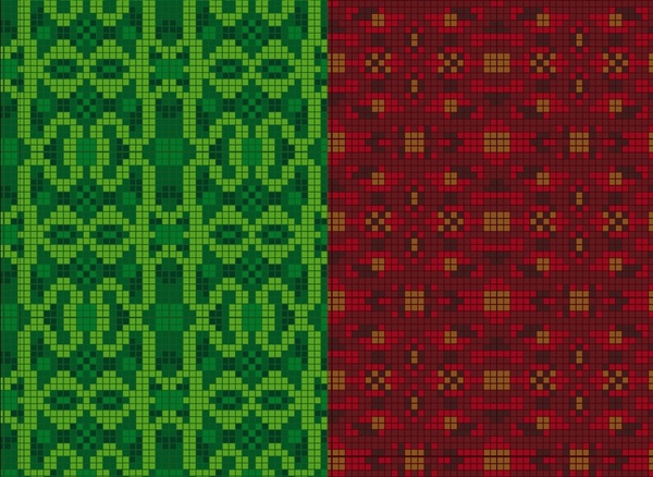 Fabric tissue kilt red green from Scotland