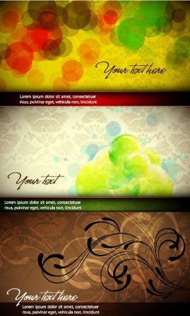 abstract background templates colorful blurred retro decor