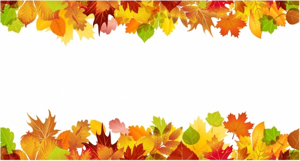 Fall Leaves Border Design