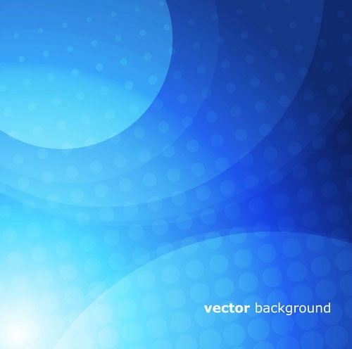 decorative background template modern shiny blue blurred curves