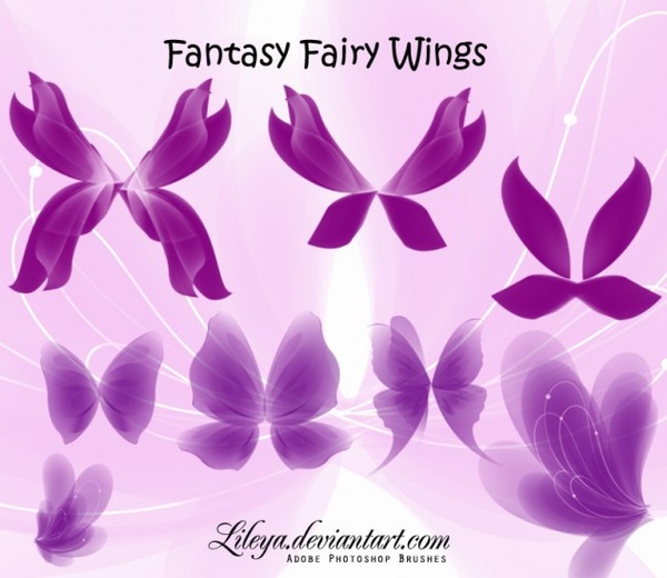 fairy wings brush photoshop free download