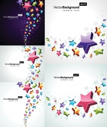 fashion background with stars vector