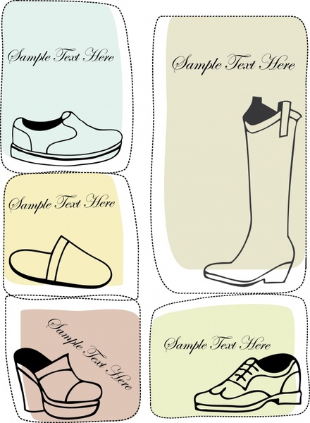 fashion boots vector illustration