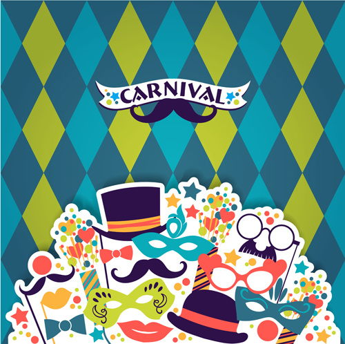 fashion carnival design vector backgrounds