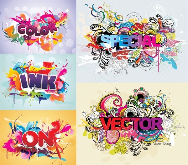 fashion font design vector 