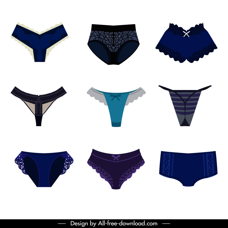 fashion underwear design elements dark design 