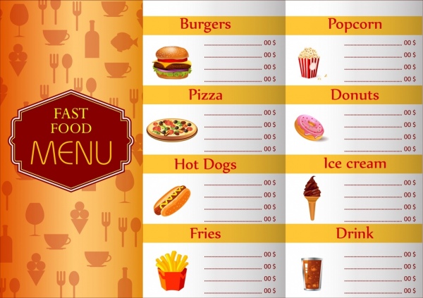 Adobe Illustrator Menu Template