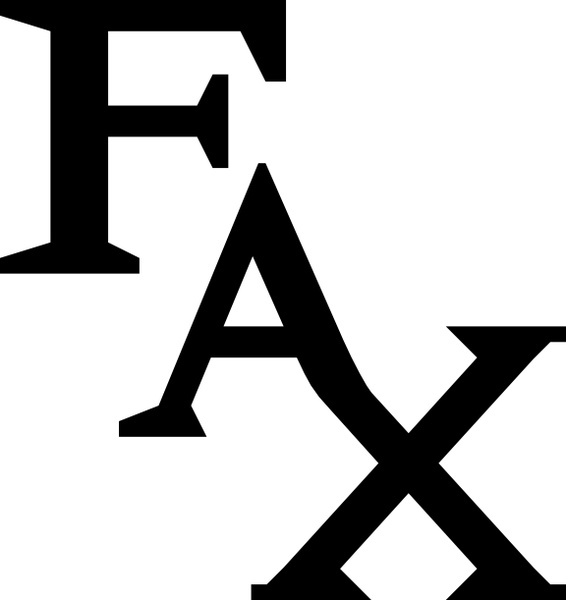 Fax Icon clip art