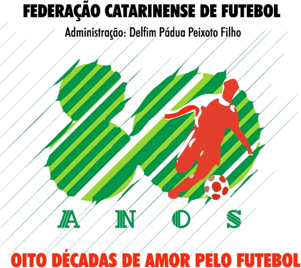 federacao catarinense de futebol 80 anos 