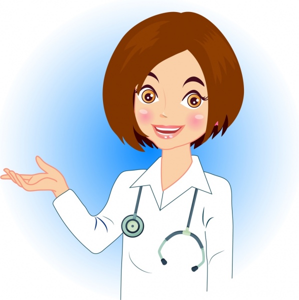 Cartoon female doctor characters vectors free download 25,379 editable .ai  .eps .svg .cdr files