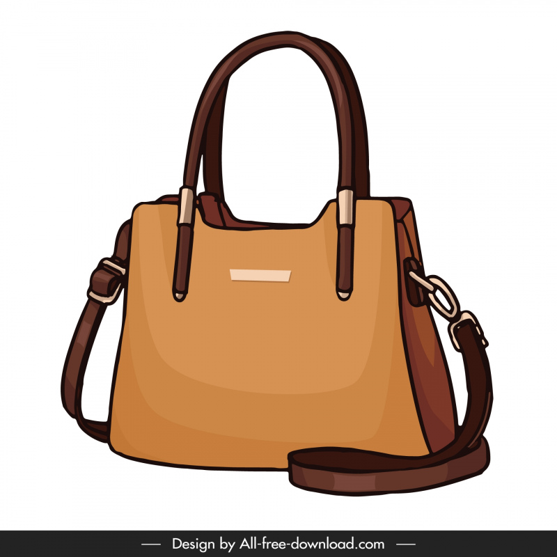 female fashion handbag  template luxury elegance