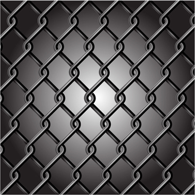 fence made of metal wire vector background graphic