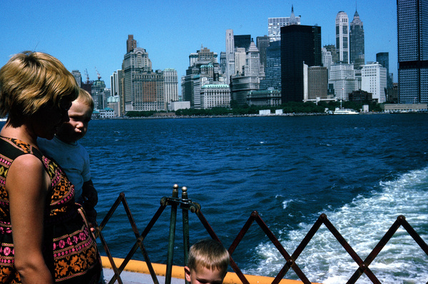 ferry to the statue of liberty 1969 