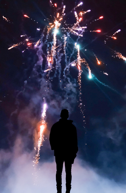 festival picture dynamic sparkling fireworks