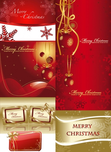 festive christmas background vector
