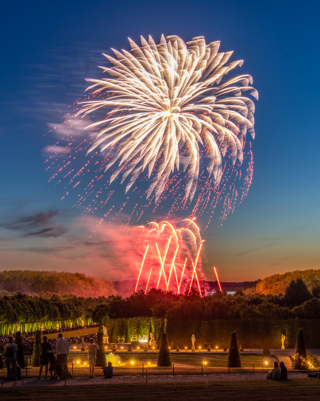 festive picture elegant fireworks scene 