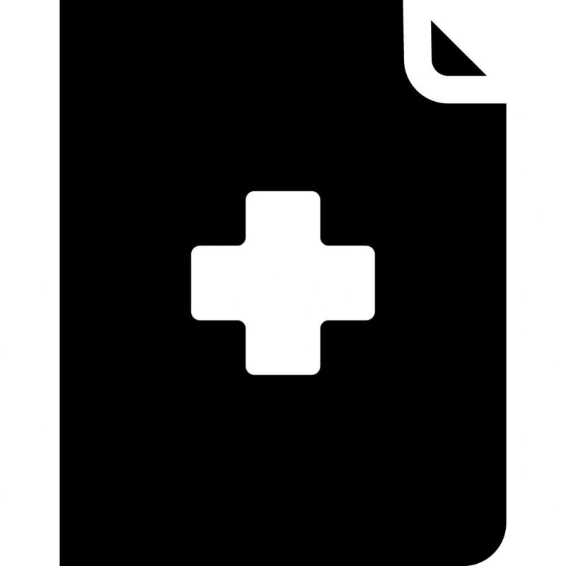 file medical sign icon dark contrast black white cross shape outline