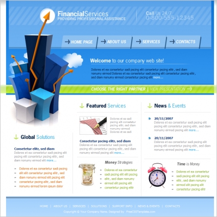 Financial Services Template