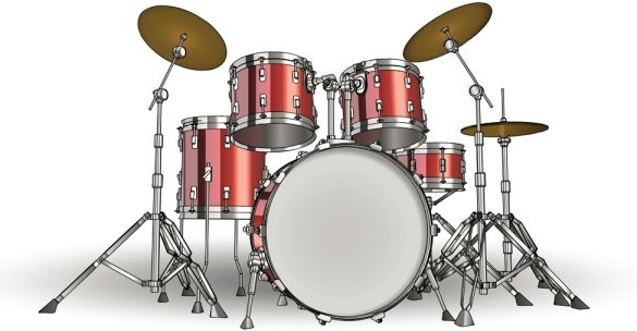 fine drums 01 vector