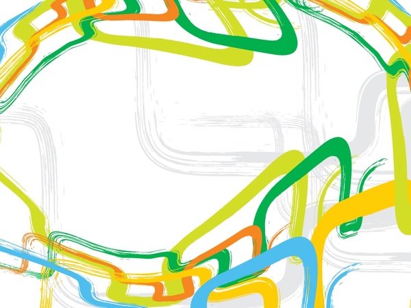 decorative background colorful modern seamless chain shaped sketch