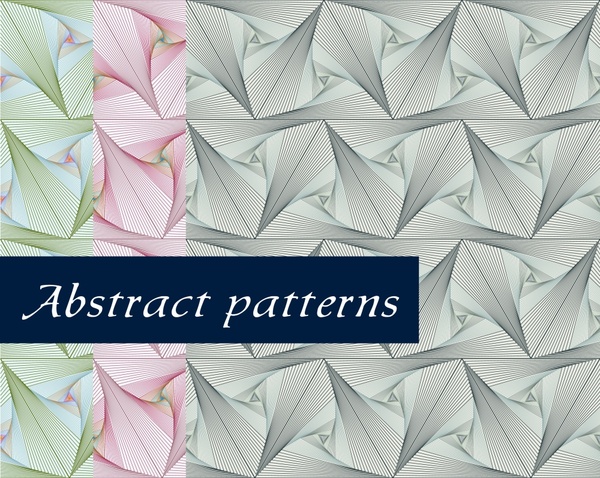 abstract pattern template repeating symmetric alternate shapes