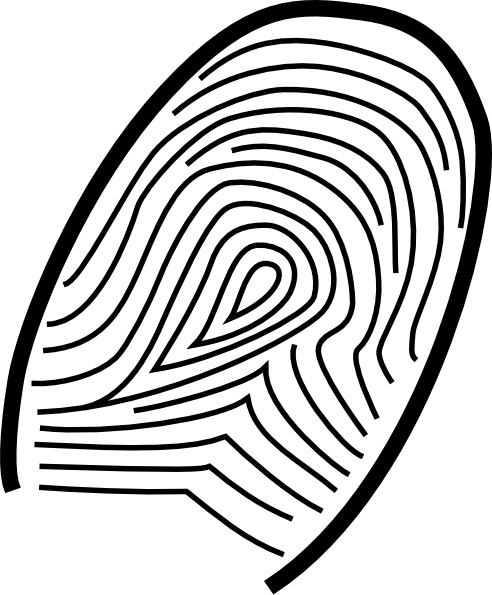 Fingerprint clip art