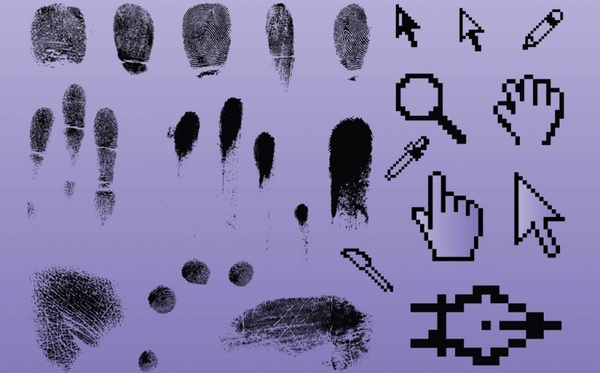 Fingerprint Pointer Graphics