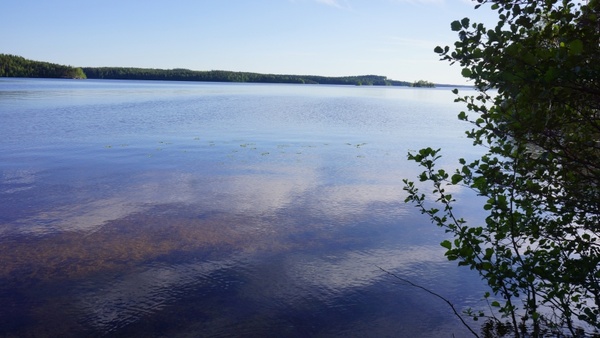 finland lake beach