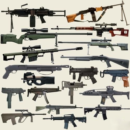 firearms psd layers picture