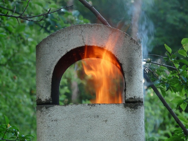 fireplace fire smoke