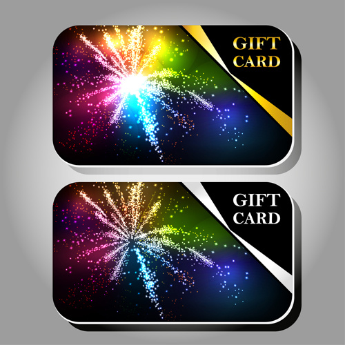 Fireworks gift cards vector Free vector in Adobe