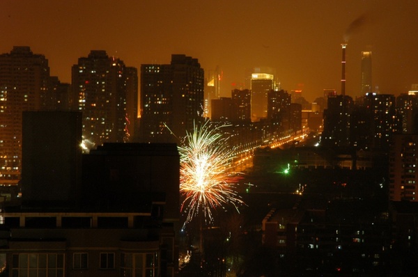 fireworks in beijing