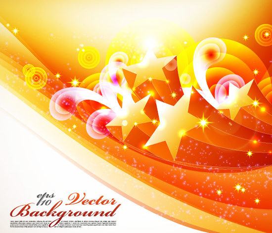 five pointed star pattern background vector