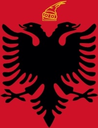 Flag Kingdom Of Albania clip art