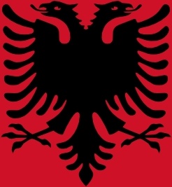 Flag Of Albania clip art 