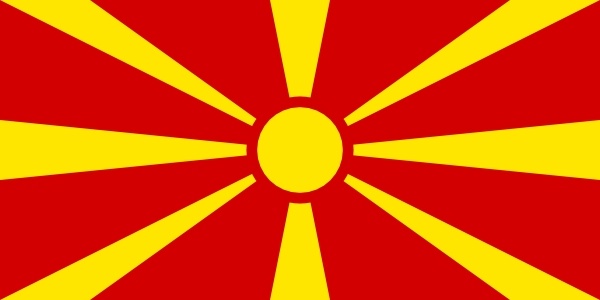 Flag Of Macedonia clip art 