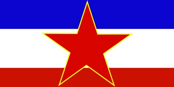 Flag Of Yugoslavia Historic clip art