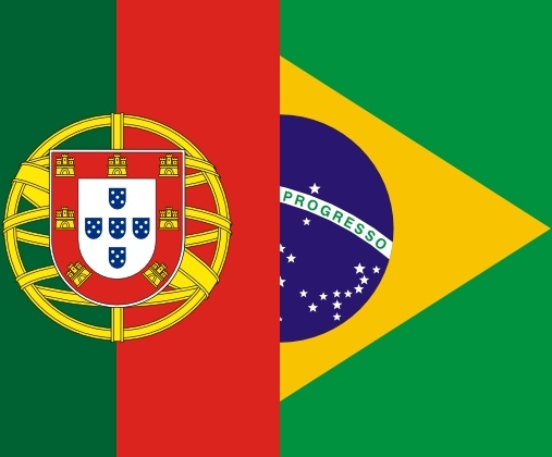 Flags Of Brazil And Portugal clip art Free vector in Open ...