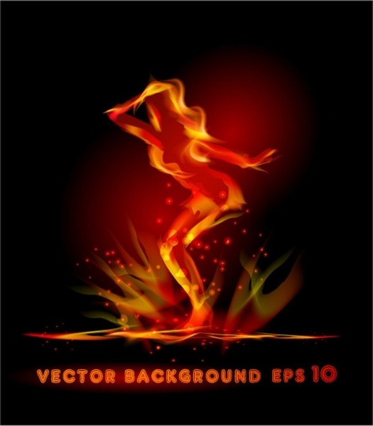 flame effect 04 vector