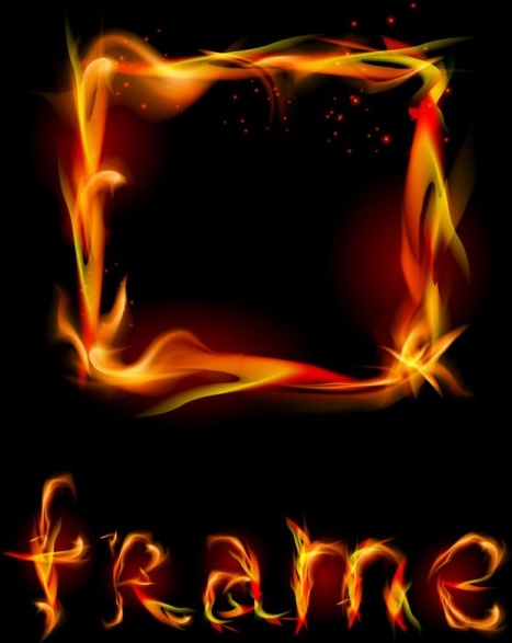 flame effects 03 vector