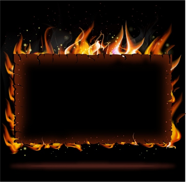 Flame frame