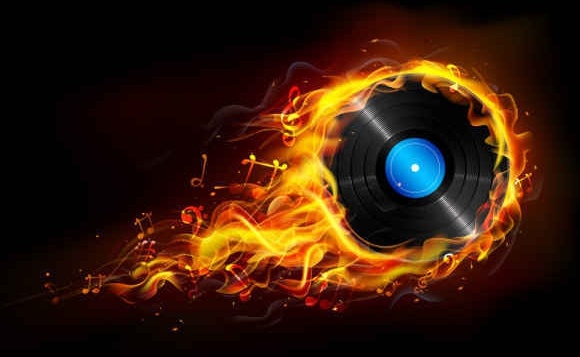 Flame Vector background