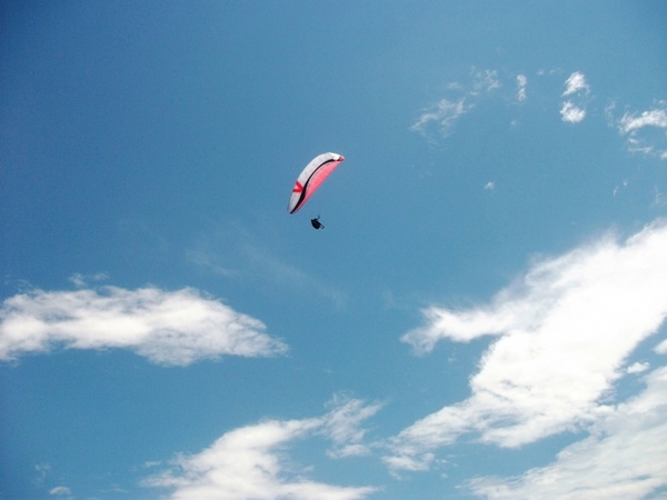flight paragliding 